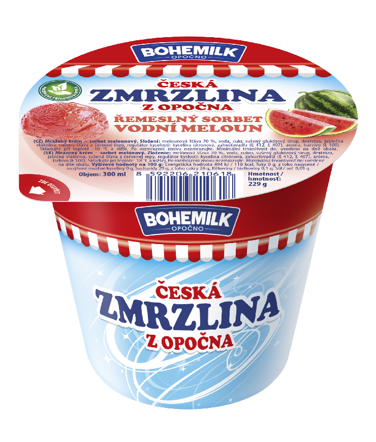 Zmrzlina Vodní meloun 300ml